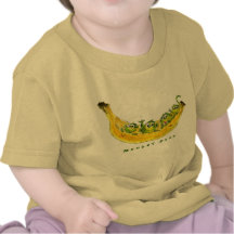 Monkey Peas Cartoon Cute Baby Shirt