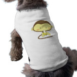 Monkey peeling a banana pet clothing