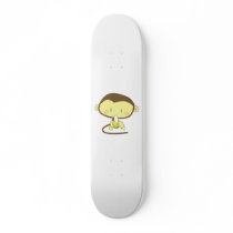 Monkey peeling a banana skate board deck