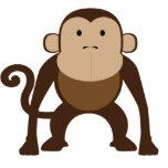 Monkey photo sculptures