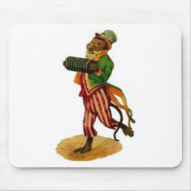Monkey Playing the Accordian Mouse Pad