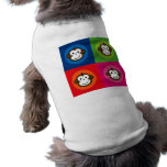 Monkey Pop Art Dog T-shirt