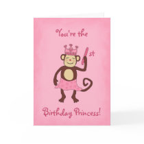 Monkey Princess 1st Birthday