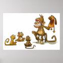 Monkey Puppet Show posters