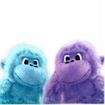 Monkey Sculpture - Blue and Purple photo sculptures