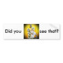 Monkey See, Monkey Do Bumper Sticker