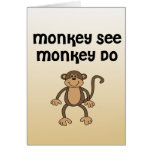Monkey See, Monkey Do cards