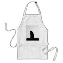 Monkey  Silhouette aprons