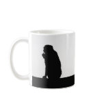 Monkey  Silhouette Coffee Mugs