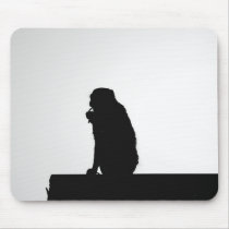Monkey  Silhouette Mousemats