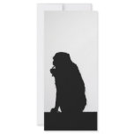 Monkey  Silhouette Rack Card Template