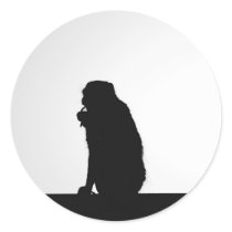 Monkey  Silhouette Sticker