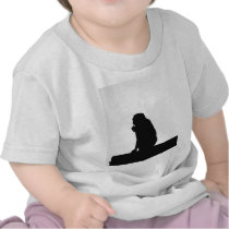 Monkey  Silhouette T Shirts