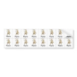 monkey sippy cup labels bumper stickers