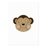 Monkey Sleeping business cards