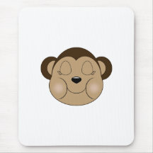 Monkey Sleeping Mouse Pads