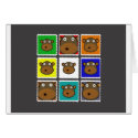 Monkey Stamp Grey cards