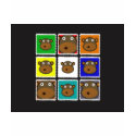 Monkey Stamps Black Background t-shirts