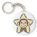 Monkey Star keychains