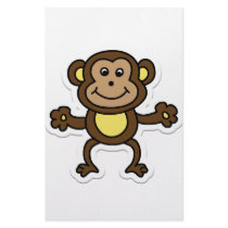 monkey custom stationery