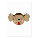 Monkey Sticking Out Tongue business cards