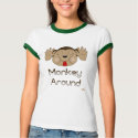 Monkey Sticking Out Tongue Monkey Around t-shirts