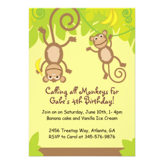  Birthday Party Ideas on Monkey Themed T Shirts  Monkey Themed Gifts  Artwork  Posters  And