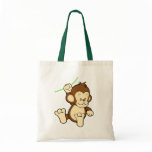 Monkey tote bag