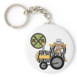 Monkey Train Engineer T-shirts and Gifts keychains