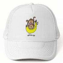 Monkey Twin Boy and Girl Tshirts and Gifts Mesh Hats
