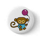 Monkey with Balloon buttons