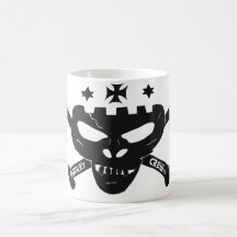 MonkeyCrew Mug Skull Black