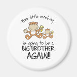 monkeying around again refrigerator magnet