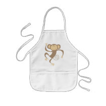 Monkeying Around Kids Apron