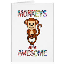 Monkeys are Awesome Cards