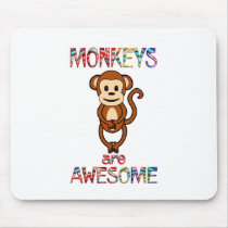 Monkeys are Awesome Mousepads