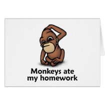 Monkeys ate my Homework