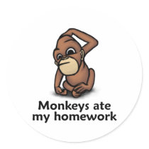 Monkeys ate my Homework