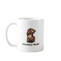 Monkeys Rock! Coffee Mug