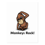 Monkeys Rock! Post Cards
