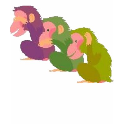 monkeys t-shirt by JulieScheck