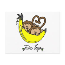 Monkeys Twin Boys Tshirts and Gifts