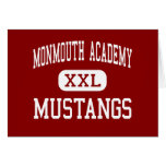 Monmouth Academy - Mustangs - High - Monmouth Greeting Cards