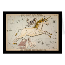Monoceros Canis Minor and Atelier Typographique Greeting Cards