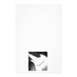Monochrome B&W Electric Guitar Close-Up 1 Stationery Design