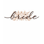 Monochrome Brown Bride Shirt