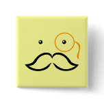 Monocle and Moustache buttons