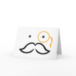 Monocle and Moustache cards