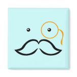 Monocle and Moustache magnets