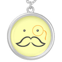 Monocle and Moustache Jewelry